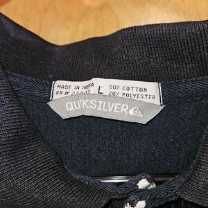 Quiksilver Black Polo Shirt